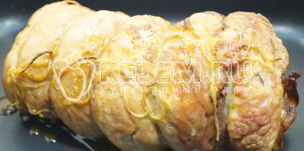 мясной рулет с беконом