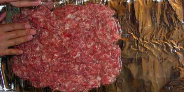 мясной рулет с сыром в фольге