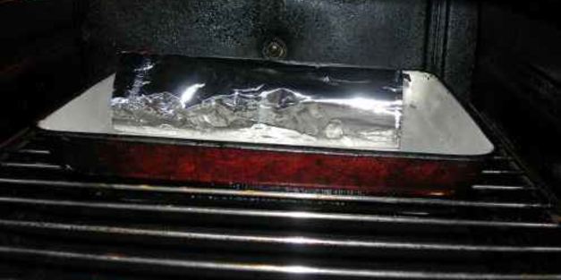 мясной рулет с сыром в фольге