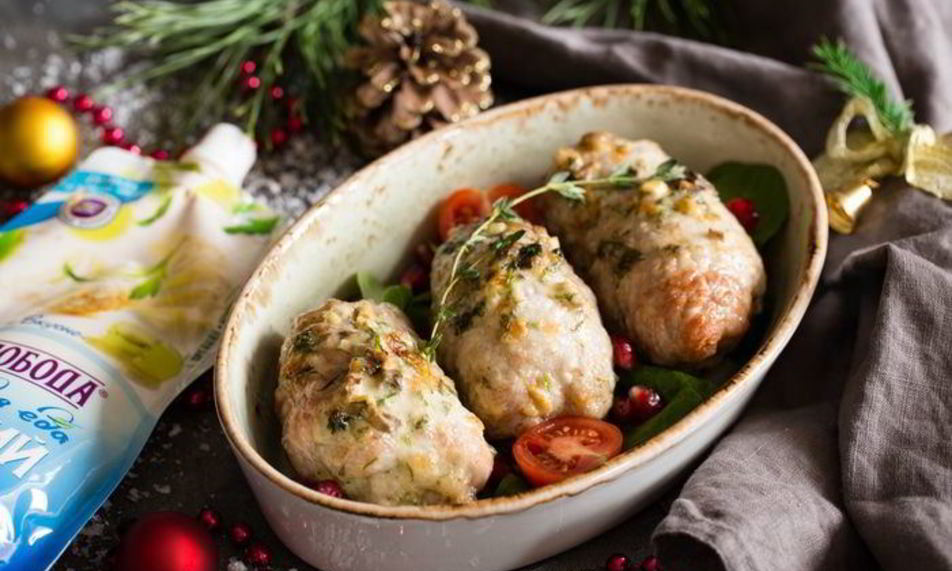 Рецепт мясные рулетики с сыром и зеленью