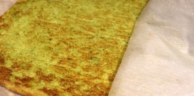 рулет из брокколи с форелью