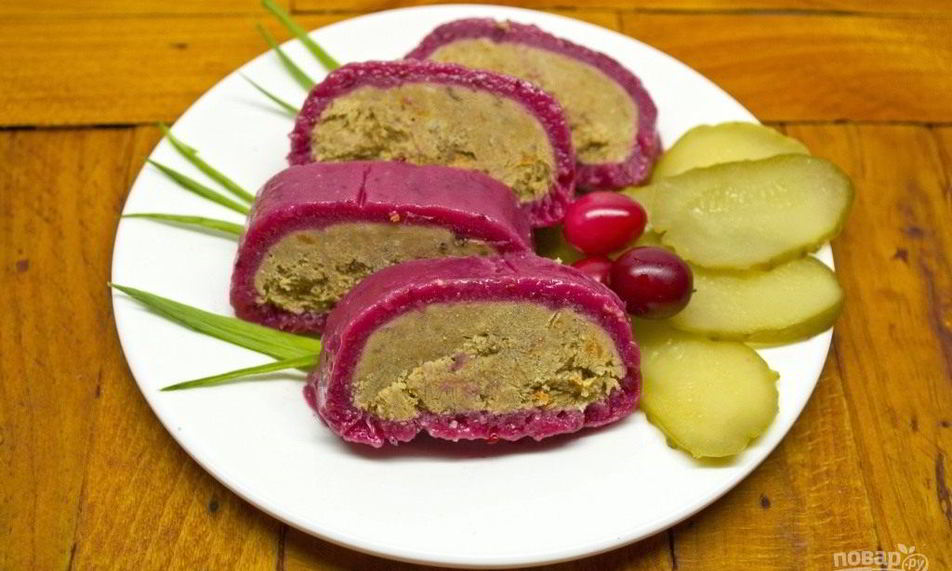 Рецепт рулет из куриной печени