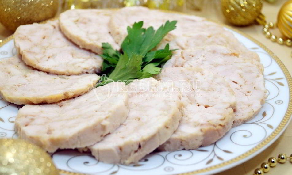 Рецепт рулет из курицы деликатесный