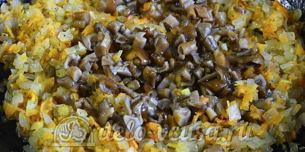 рулет из лаваша с грибами