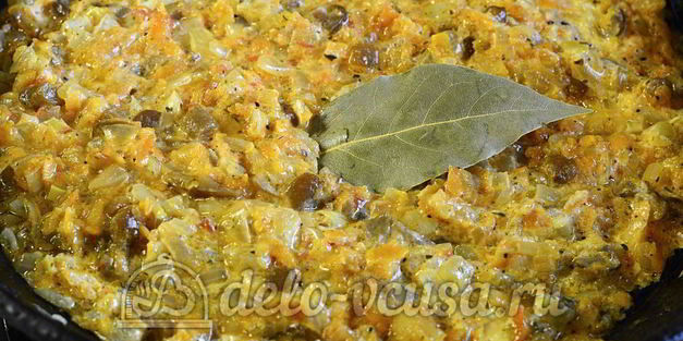 рулет из лаваша с грибами