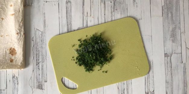 рулет из лаваша с ветчиной и сыром