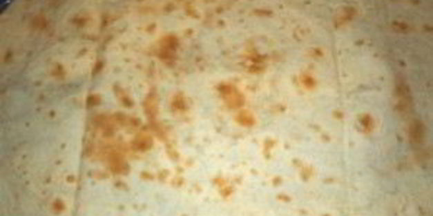 рулет из лаваша с ветчиной