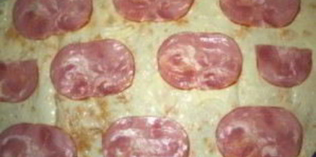 рулет из лаваша с ветчиной