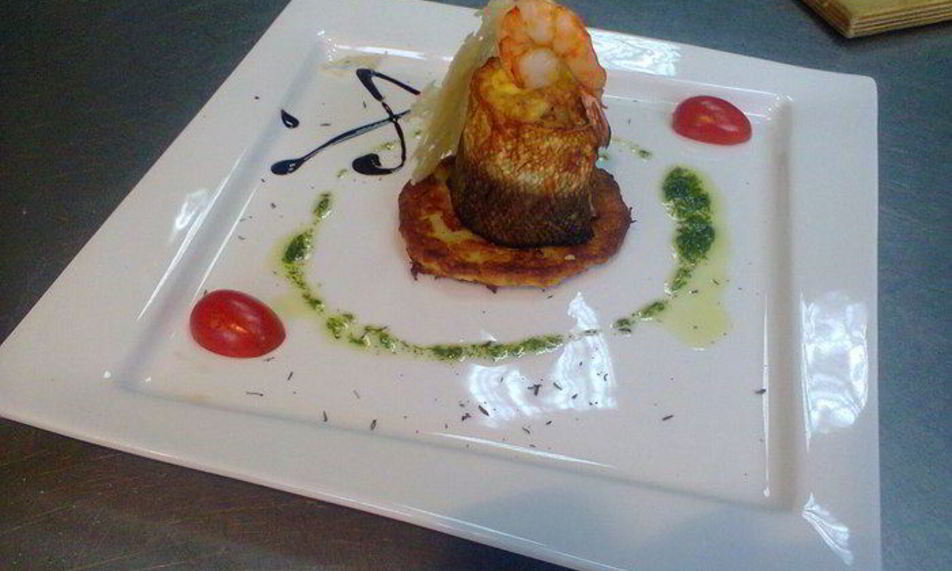 Рецепт рулет из лосося на дранике