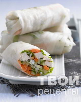 Рулет из овощей