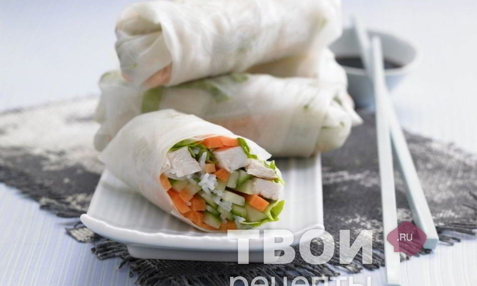 Рецепт рулет из овощей