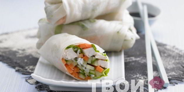 рулет из овощей