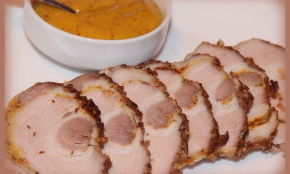 Рецепт рулет из подчеревины