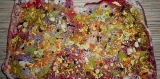 рулет из пузанины в духовке