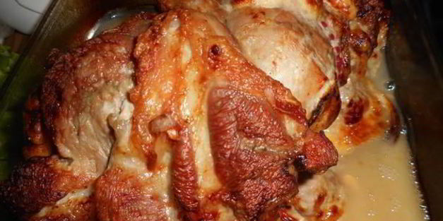 рулет из свиного окорока