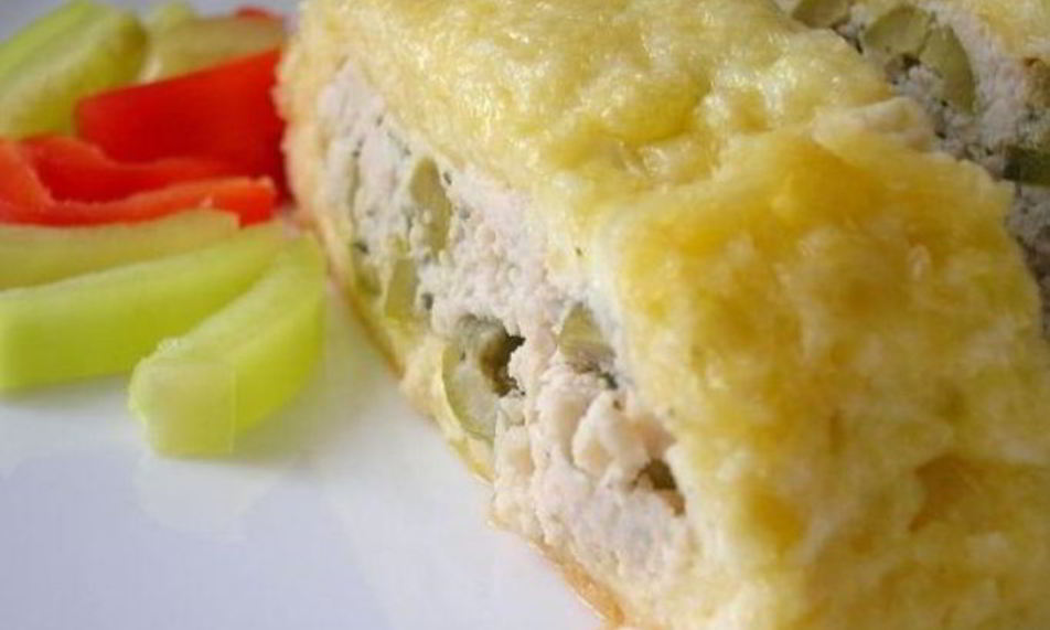 Рецепт рулет из сыра с курицей
