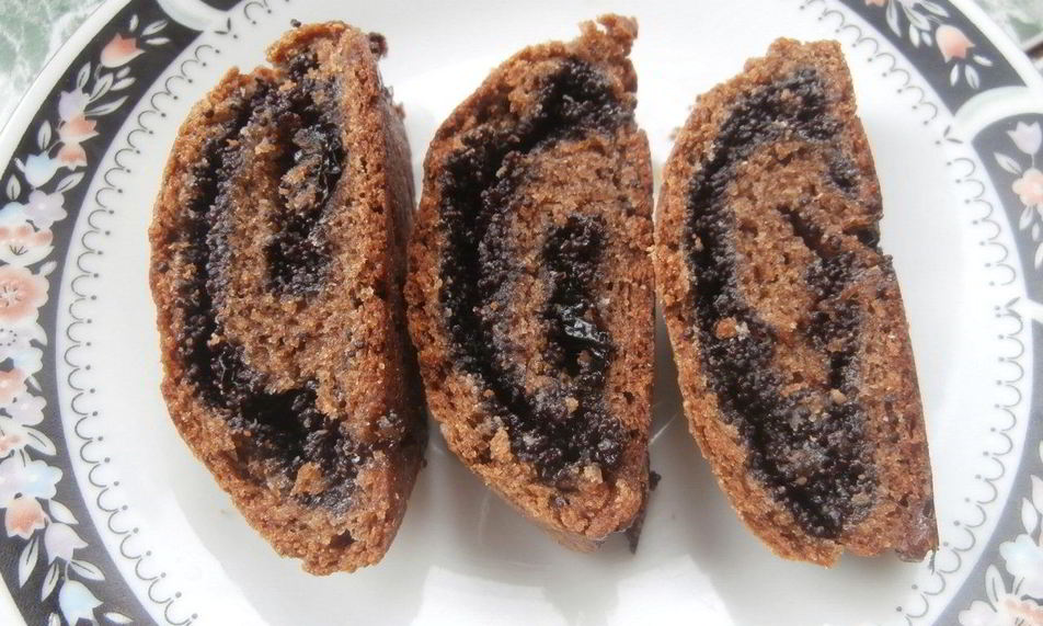 Рецепт рулет из творожного теста с маком