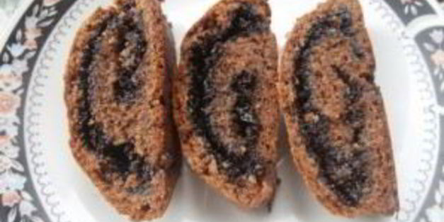 рулет из творожного теста с маком