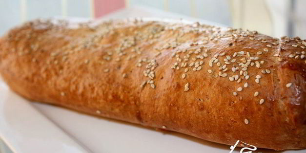 рулет из творожного теста с ветчиной