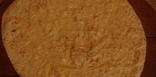 рулет с овощами и копченой грудинкой