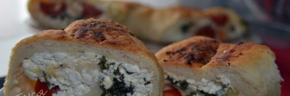 Рулет с трехцветной начинкой