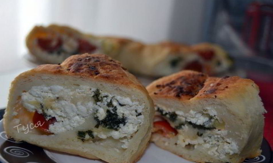 Рецепт рулет с трехцветной начинкой