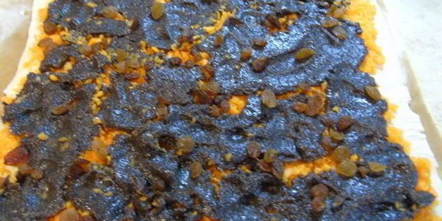 рулет с тыквой и маком