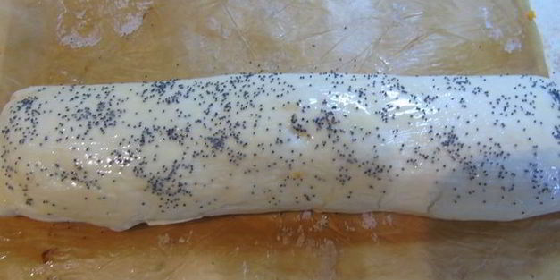 рулет с тыквой и маком