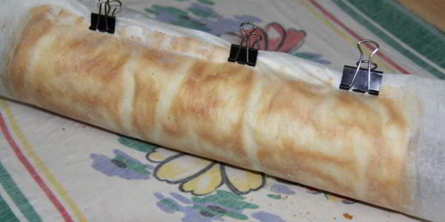 рулет с яблоками bolo de rolo