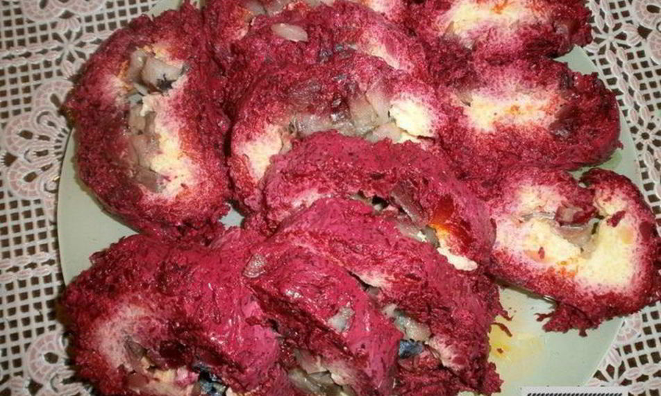 Рецепт рулет селедочка в шубке