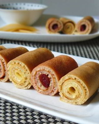 Рулетики из блинов