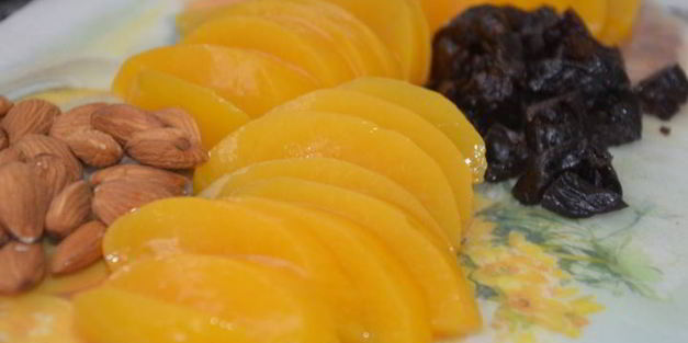 рулетики из индейки с персиками