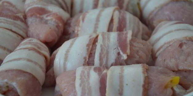 рулетики из индейки с персиками