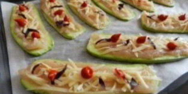рулетики из кабачков с курицей