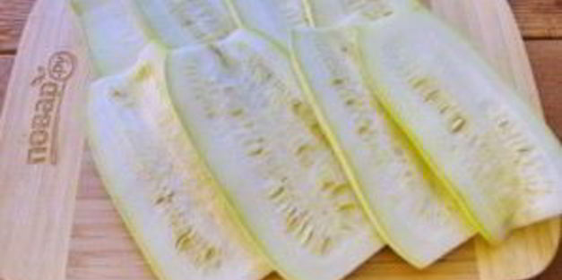 рулетики из кабачков с лисичками