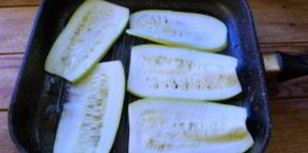 рулетики из кабачков с лисичками