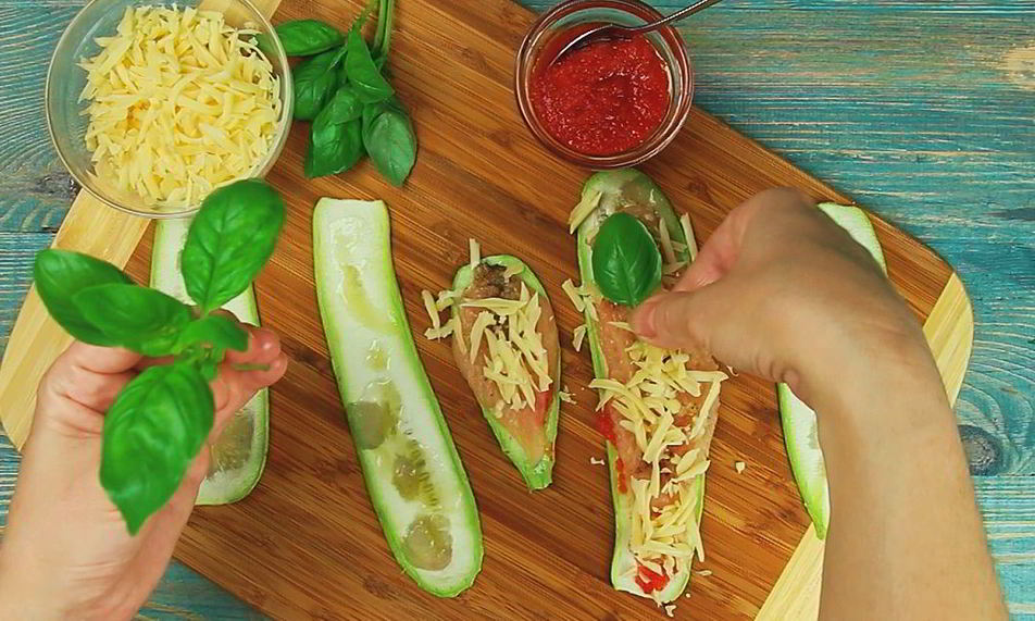 Рецепт рулетики из кабачков