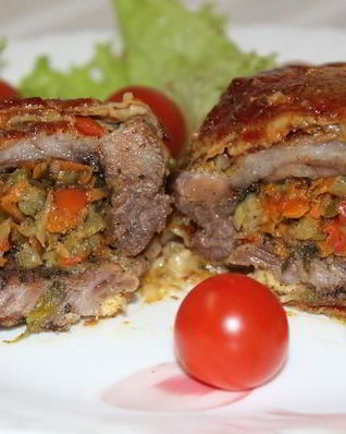 Рулетики под необычной шубкой