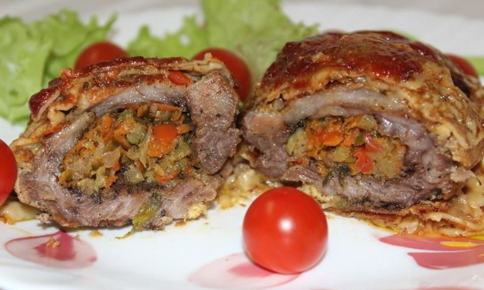 Рецепт рулетики под необычной шубкой