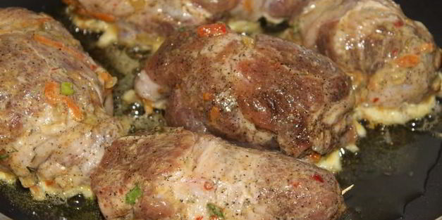 рулетики под необычной шубкой