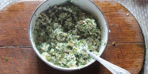 рулеты из баклажан с творогом