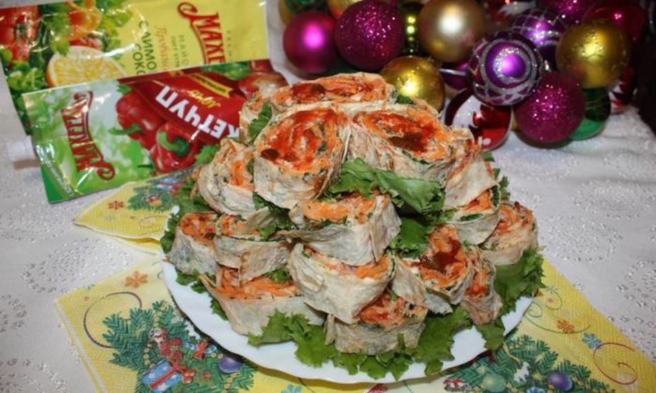 Рецепт рулеты с морковью по-корейски