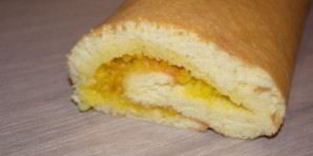 сладкий новогодний рулет