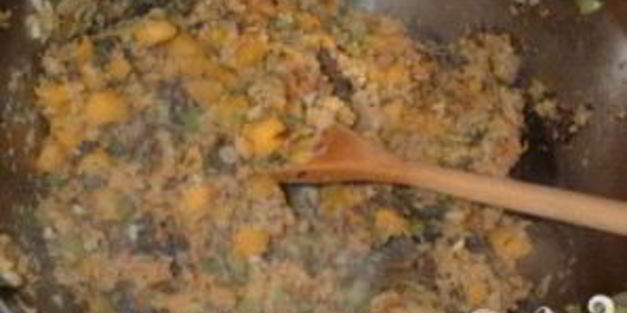 утиные рулеты с тыквенно-грибной начинкой