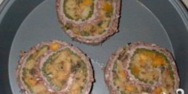 утиные рулеты с тыквенно-грибной начинкой