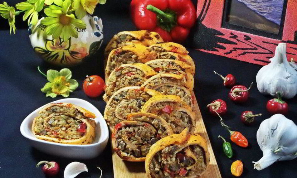 Рецепт яичный рулет с печенкой