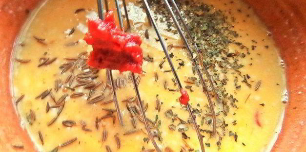 яичный рулет с печенкой