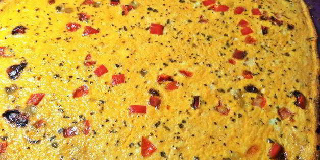 яичный рулет с печенкой