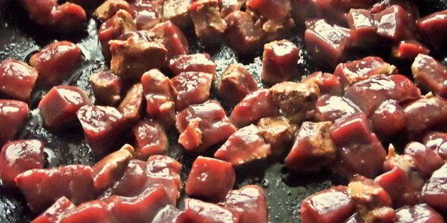 яичный рулет с печенкой