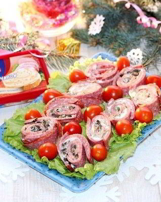 Закусочный рулет с сыром Hochland